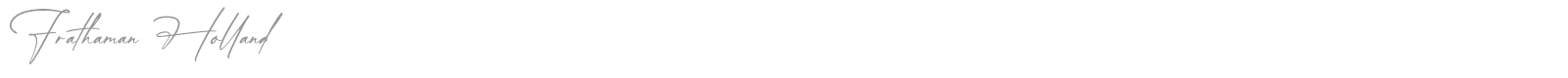 Frathaman Holland font preview